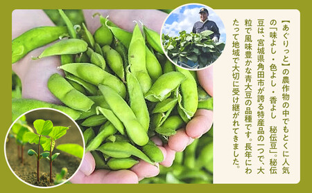 【角田市産秘伝豆使用】高蔵寺大福(ずんだ)5個セット【あぐりっと】