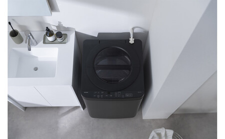 全自動電気洗濯機 6.0kg ITW-60B01-B ブラック