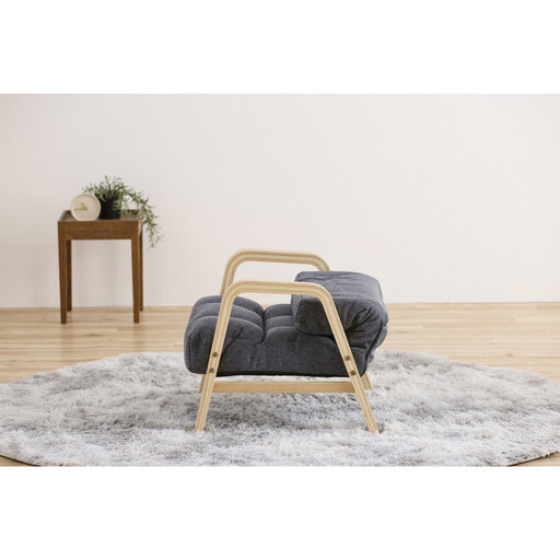 ウッドアームチェアSサイズ WACR-S ダークグレー