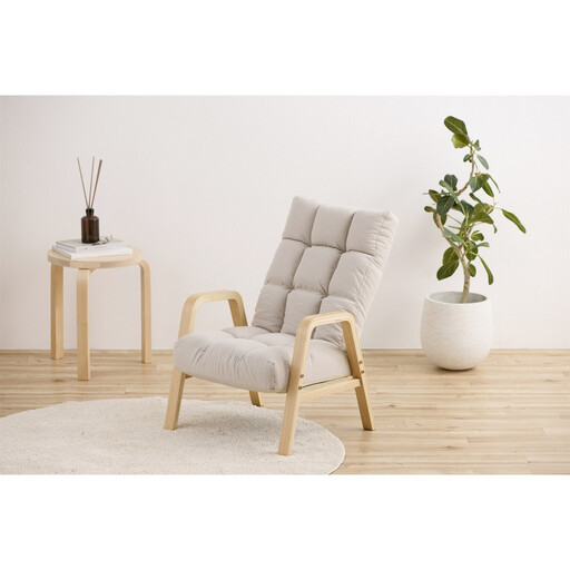 ウッドアームチェアMサイズ WACR-M アイボリー