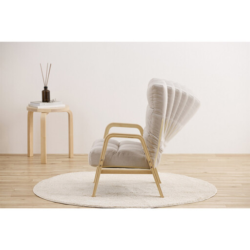 ウッドアームチェアMサイズ WACR-M アイボリー