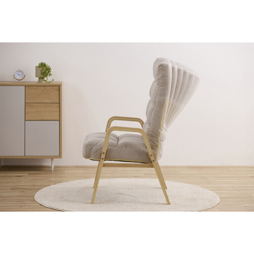 ウッドアームチェアLサイズ WACR-L アイボリー