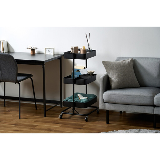 キッチンワゴン KWG-HAR ブラック