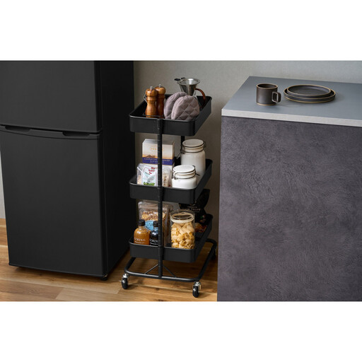 キッチンワゴン KWG-HAR ブラック