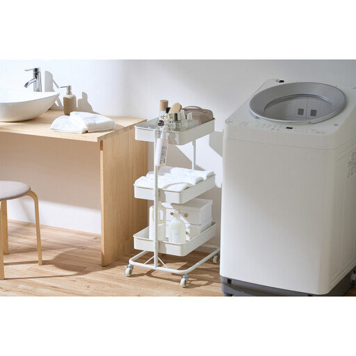 キッチンワゴン KWG-HAR ホワイト