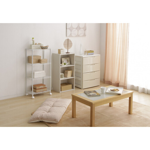 カラーメタルラック CBM-44104 ホワイト