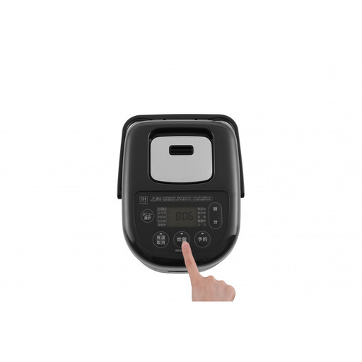 IHジャー炊飯器 3合 RC-IKB30-B ブラック