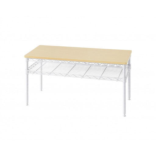 カラーメタルラック テーブル CMM-T76362 ホワイト