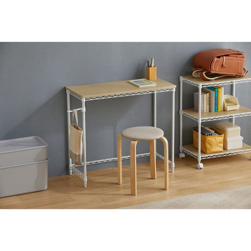 カラーメタルラック デスク CMM-D81361 ホワイト