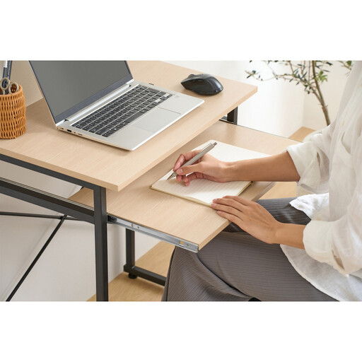 タワー型デスク TDK-6042R ナチュラル/ブラック