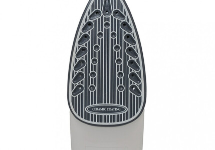 スチームアイロン セラミックコート 立ち上がり30秒 アイリスオーヤマ 家電 2段階 耐久性 IRN-21C-W/H アイロン