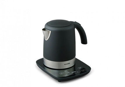 デザインケトル 温度調節付 ブラック IKE-D1000T-B 電気 ポット