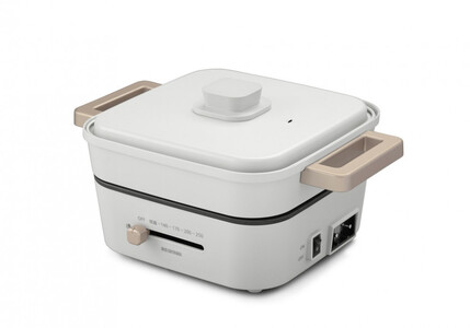 グリル鍋 3枚プレート 溝付 平面 たこ焼き  アイリスオーヤマ 家電 キッチン家電 電化製品  IGU-P3-H