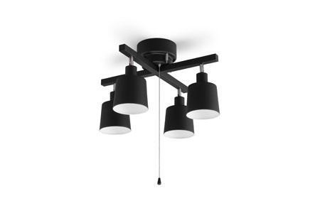 4灯シーリングライト クロス形 CE4LA-20C-B アイリスオーヤマ