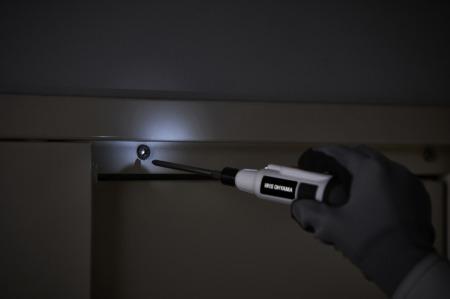 充電式ボールグリップミニドライバ　３．６Ｖ JMD8BG-W ホワイト アイリスオーヤマ