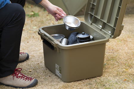 TRAILBOX ４００　TRB-400カーキ アイリスオーヤマ