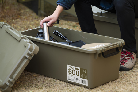 TRAILBOX 800 TRB-800カーキ アイリスオーヤマ