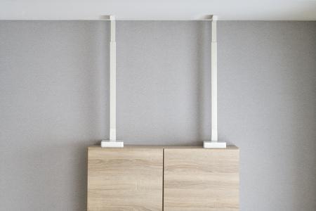 家具転倒防止耐震バーＬKTTB-Lホワイト アイリスオーヤマ