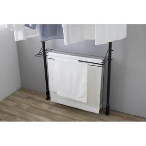 つっぱり物干し　３本タイプTPM-3ブラック アイリスオーヤマ