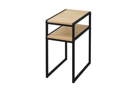 スチールフレームサイドテーブル SFST-247 ナチュラル アイリスオーヤマ