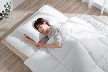 【TVで紹介されました!】洗える敷き布団 洗濯ネット付 SKF-WB05-SN ホワイト