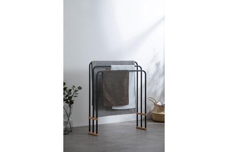 折りたたみバスタオルハンガーFBH-700ダークグレー