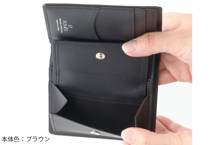 SOMES 財布 メンズ ディアマン スマートウォレット ブラウン DM-03 二つ折り 本革 [ソメスサドル 北海道 砂川市 12260605-br] レビューキャンペーン