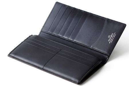 SOMES 財布 メンズ ディアマン 束入れ ブラック DM-02 長財布 本革 [ソメスサドル 北海道 砂川市 12260606-bk] レビューキャンペーン