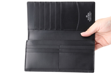 SOMES 財布 メンズ ディアマン 束入れ ブラック DM-02 長財布 本革 [ソメスサドル 北海道 砂川市 12260606-bk] レビューキャンペーン