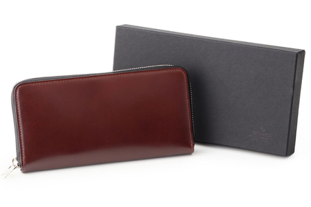 SOMES 財布 メンズ ディアマン DM-01 ラウンド束入れ ブラウン 長財布 本革 [ソメスサドル 北海道 砂川市 12260607-br] レビューキャンペーン