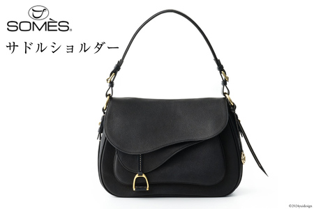 SOMES バッグ レディース イルザ IL-41 サドルショルダー（ブラック） [ソメスサドル株式会社 北海道 砂川市 12260612-bk] レビューキャンペーン