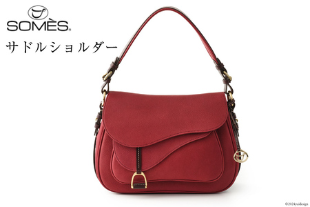 SOMES バッグ レディース イルザ IL-41 サドルショルダー（ワイン） [ソメスサドル株式会社 北海道 砂川市 12260612-wi] レビューキャンペーン