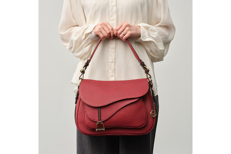 SOMES バッグ レディース イルザ IL-41 サドルショルダー（ワイン） [ソメスサドル株式会社 北海道 砂川市 12260612-wi] レビューキャンペーン