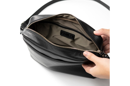 SOMES ショルダーバッグ キャバレッティ （ブラック） CI-02 [ソメスサドル 北海道 砂川市 12260565] レビューキャンペーン