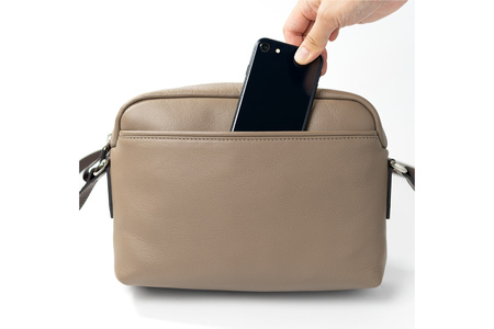 SOMES ショルダーバッグ キャバレッティ （グレージュ） CI-02 [ソメスサドル 北海道 砂川市 12260566] レビューキャンペーン