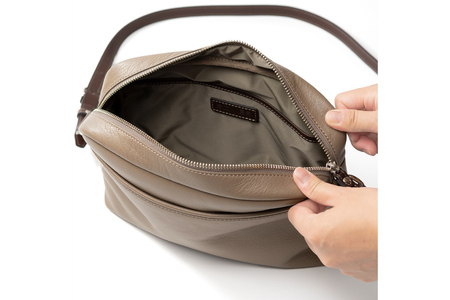 SOMES ショルダーバッグ キャバレッティ （グレージュ） CI-02 [ソメスサドル 北海道 砂川市 12260566] レビューキャンペーン