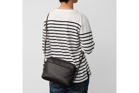 SOMES ショルダーバッグ キャバレッティ （チョコブラウン） CI-02 [ソメスサドル 北海道 砂川市 12260671] レビューキャンペーン