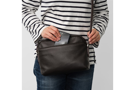 SOMES ショルダーバッグ キャバレッティ （チョコブラウン） CI-02 [ソメスサドル 北海道 砂川市 12260671] レビューキャンペーン