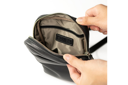 SOMES ショルダー ポーチ キャバレッティ （ブラック） CI-03 [ソメスサドル 北海道 砂川市 12260567] レビューキャンペーン