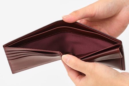 SOMES 財布 二つ折り 札入れ (ダークブラウン) HV-22 [ソメスサドル 北海道 砂川市 12260679-b] レビューキャンペーン