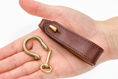 SOMES キーホルダー (ブラウン) WF-28 [ソメスサドル 北海道 砂川市 12260678-b] レビューキャンペーン