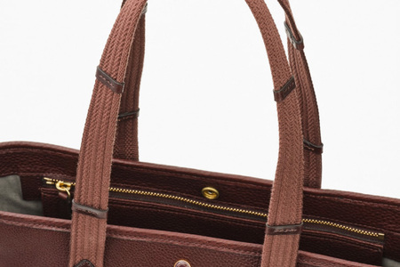 SOMES トートバッグ （ブラウン）RE-34 [ソメスサドル 北海道 砂川市 12260755-b] レビューキャンペーン