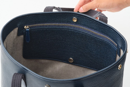 SOMES トートバッグ （ブルー）RE-34 [ソメスサドル 北海道 砂川市 12260755-a] レビューキャンペーン