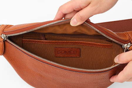 SOMES ウエストポーチ （ブラウン）GL-09 [ソメスサドル 北海道 砂川市 12260762-b] レビューキャンペーン