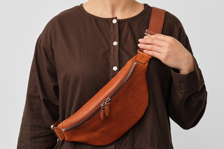 SOMES ウエストポーチ （ブラウン）GL-09 [ソメスサドル 北海道 砂川市 12260762-b] レビューキャンペーン