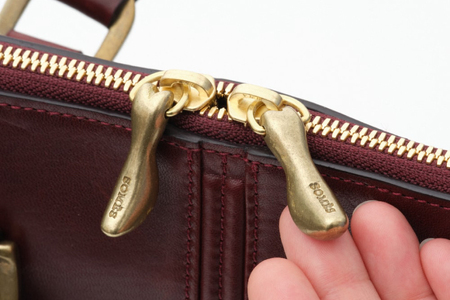 SOMES バッグ タテ型ブリーフ （バーガンディ）HE-01 [ソメスサドル 北海道 砂川市 12260818-a] レビューキャンペーン