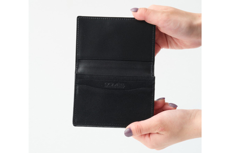 SOMES 名刺入れ （ブラック）PT-89 [ソメスサドル 北海道 砂川市 12260812-b] レビューキャンペーン