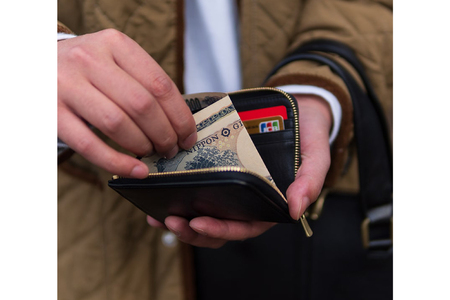 SOMES 財布 ミニウォレット （ブラック）HE-05 [ソメスサドル 北海道 砂川市 12260811-b] レビューキャンペーン