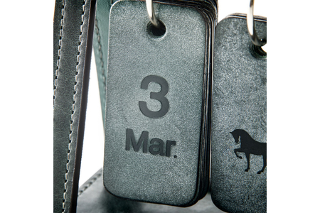 SOMES 万年カレンダー （グリーン）DU-30-ro [ソメスサドル 北海道 砂川市 12260810-a] レビューキャンペーン