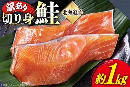 鮭 切り身 訳あり 冷凍 約1kg 真空パック 1切れ約150?200g [カネイ池内商店 北海道 砂川市 12260720] レビューキャンペーン